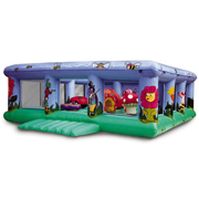 Jungle Buddies inflatable amusement park